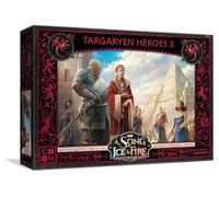 Juego de miniaturas de mesa de Canción de Hielo y Fuego Targaryen Heroes III Box Set,Juego de estrategia para adolescentes y adultos,Tiempo de juego promedio de 45 a 60 minutos,Hecho por CMON