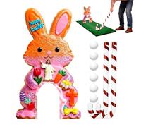 Juego De Minigolf Actividad De Pascua Portátil | Campo de Golf para con Bolas y Palos Para Reuniones Familiares en Casa Sala de Estar Dormitorio Cuarto de Juegos