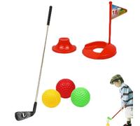 Juego de minigolf al aire libre para niños | Juego de juguetes de golf de | patio portátil para niños - de palos de golf, regalos de cumpleaños para pequeños, pequeños para césped, jardín