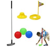 Juego de minigolf al Aire Libre para niños,Juego de Juguetes de Golf portátil para niños | de Juguetes de Golf con Pelotas de Entrenamiento, Equipo de Palos para , pequeños