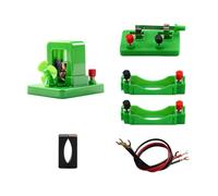 Juego de modelo de motor eléctrico modular educativo fácil de montar para demostraciones de física en el aula y el hogar, motor ABS