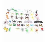 Juego de Modelos de Insectos y Dinosaurios de Alta Simulación, Promueve Las Habilidades Motoras y la Imaginación, Material de PVC de 43 Piezas para Niños Mayores de 3 Años (Juego de 43