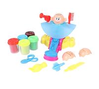 Juego De Moldes De Arcilla DIY para Niños, Divertido Juguete De Plastilina para Peluquería, 5 uds. De Arcilla con 14 Accesorios para el Aprendizaje Creativo