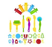 Juego de moldes de plastilina seguros para niños, para diseños creativos y divertidos de animales, plantas, vehículos, juego de moldes de arcilla para diseños creativos y divertidos de animales