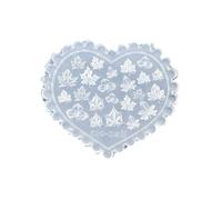 Juego de moldes de silicona 3 en 1 para uñas, diseño de hongos, hojas de arce, patrones de corazón para manicura profesional en el hogar, uñas en forma de corazón, arte de silicona