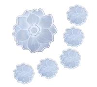 Juego De Moldes De Silicona Con Forma De Flor Para Bandejas Molde De Chocolate Para Hornear Resistente Calor Con Forma De Flor