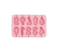 Juego de moldes de silicona con número 0-9 para velas y piruletas, para fiestas de cumpleaños, hacer cajas para niños, palitos de queso y chocolate