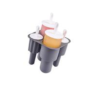 Juego de moldes de silicona para helados para fiestas y reuniones, fácil liberación, 4 cavidades para hacer helados, molde grande
