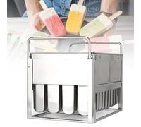 Juego de moldes para paletas, 40 moldes de acero inoxidable con 100 varillas, para uso en la cocina del hogar y la tienda de postres