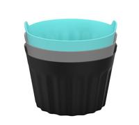 Juego de moldes para tartas - Moldes de silicona, juego de moldes - Molde para freidora de aire para muffins - Juego de moldes para horno, molde para freidora, antiadherente para tartas, magdalenas