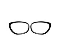 Juego de molduras para faros delanteros y traseros, color negro brillante, compatible con BMW Mini Cooper Countryman F60 2015-2019, marco de luz trasera.(2PCS Front Headlight)