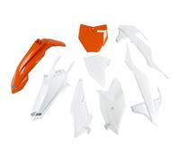 Juego de molduras UFO PLAST de 8 piezas de plástico blanco/naranja 3 unidades