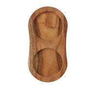 Juego de molinillo de sal y pimienta de madera operado a mano con control de precisión de grosor para granos de pimienta, sal marina y mezclas de condimentos (bandeja)