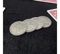Juego de monedas de niebla 2.0 Trucos mágicos Matriz de Monedas Transporte Magia Primer Plano Apareciendo Desapareciendo Ilusiones Desapareciendo Trucos Trucos de Moneda Accesorios
