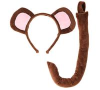 Juego de monos Widmann 09733, orejas, cola, mujer, marrón, talla única , color/modelo surtido