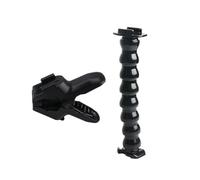 Juego de montaje de abrazadera de cámara con brazo flexible de 8 secciones para cámaras de acción para objetos de 0.25 a 2 pulgadas, accesorio de agarre seguro