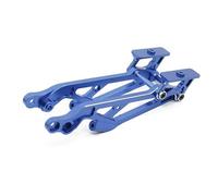 Juego de montaje de ala trasera de metal para Arrma 1/8 6S KRATON Typhon Talion SENTON Outcast Notorious RC Car Upgrade Parts (azul)