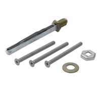 Juego de montaje de muebles de cambio botón, 72 - 77 mm, galvanizado; 1 Escobillero