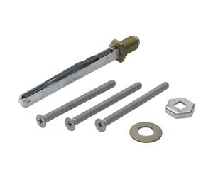 Juego de montaje de muebles de cambio botón, 72 - 77 mm, galvanizado; 1 Escobillero