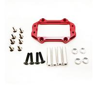 Juego de montaje de servo de dirección de aleación para Arrma Typhon 6S BLX Kraton 6S BLX Outcast 6S BLX Notorious 6S BLX Mojave 6S BLX Talion 6S BLX Fireteam 6S BLX Actualización de repuesto para AR320430 (rojo)