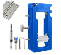 Juego de montaje de tirador de puerta, ajustable, resistente para bisagras de 7,5 a 12,7 cm de longitud, para puertas de salón, puertas de ducha, exteriores, procesamiento de madera y