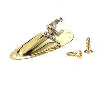 Juego de montaje de toma de entrada de guitarra eléctrica, materiales de acero de cobre resistentes a la corrosión, instalación suave, placa de enchufe de repuesto para guitarra eléctrica