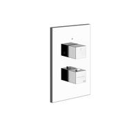 Juego de montaje para termostato oculto Gessi, con válvula de cierre, 1 salida conectada en la parte superior, con válvulas de cierre de mantenimiento, filtro y antirretorno No es intrínsecamente segu