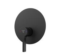 Juego de montaje prefabricado Steinberg Serie 280 con placa de cubierta ø 185 mm, 28022433S, Color: Negro mate