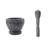 Juego de mortero y mano Molinillo for prensar ajo, puré de, olla for triturar Manual, bote for medicina, resina for golpear, mortero piedra for, herramientas cocina(C)