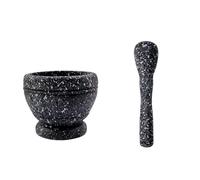 Juego de mortero y mano Molinillo for prensar ajo, puré de, olla for triturar Manual, bote for medicina, resina for golpear, mortero piedra for, herramientas cocina(D)