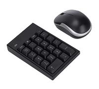 Juego de Mouse para Teclado numérico, MC-61CB Wireless Mini USB 2.4G Portable Silent Financial Accounting Keypad Mouse Combo, para PC Desktop Laptop Notebook Small Gift