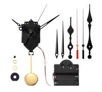 Juego de movimiento de reloj de gatillo de péndulo de cuarzo, caja de música de campanilla, kit completo de reloj de péndulo, mecanismo de pared DIY piezas de reparación de repuesto