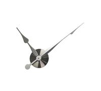 Juego de movimientos de reloj de metal de fácil instalación, no necesita herramientas, manecillas de reloj para reparaciones de pared y manecillas de metal largas, mecanismo de cuarzo