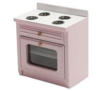 Juego de Muebles de Cocina para casa de muñecas de Madera a Escala 1:12, Estufa de Cocina en Miniatura Realista con Puertas y cajones Que se Pueden Abrir