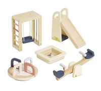 Juego de Muebles de jardín para casa de muñecas