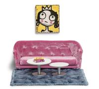 Juego De Muebles Para Sala De Estar Lundby Con Sofá Moderno Y Mesas De Café