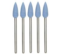 Juego de muelas para pulir de silicona 28288 (Diámetro planta: 5 mm, Elástico, 5 ud.)