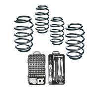 Juego de muelles de Eibach Pro-Kit E10-15-021-02-22 compatible con VW Golf VII 5G1, AUDI A3 8V1 8VK, SEAT Leon 5F + juego de destornilladores de 115 piezas
