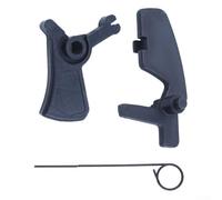 Juego de muelles de enclavamiento del acelerador para motosierra MS250, MS230, MS210, 025, 023, 021 - Repuesto OEM (1 gatillo + 1 enclavamiento + 1 espiga