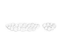 Juego de muñequeras de gel refrigerante para escribir cómodamente, textura de nube ventilada, teclado ergonómico