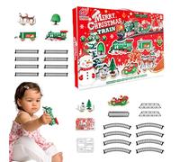 Juego de Navidad para alrededor del árbol, juguete modelo para colocarse bajo el árbol de Navidad - Modelo eléctrico con rieles y sonido - Para niños pequeños, niños, y comp