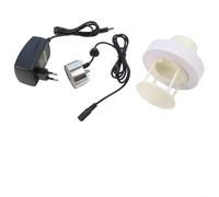 Juego de nebulizador para estanques y fuentes, nebulizador de 24 V CC con protector contra salpicaduras, flotador, sensor de nivel y 3 discos de repuesto, kit de características de agua para