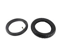 Juego de neumático y cámara de Aire de 12 1/2x2 1/4 Vástago de válvula en ángulo Bicicleta eléctrica Scooter Goma Negra Durable Amortiguador Cómodo Seguridad de conducción