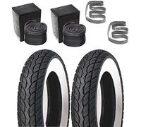 Juego de neumáticos de pared blanca Kenda de 2,75 a 17 pulgadas para Zündapp, Hercules, Kreidler