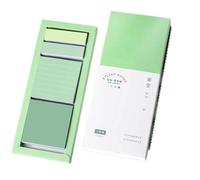 Juego de notas adhesivas degradadas, papel reposicionable, estudio de código de color, juego de notas de cocina para reuniones