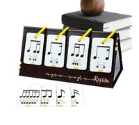 Juego de notas musicales de aprendizaje para el juego del piano, guía completa de aprendizaje, 75 unidades, juego de cartas para profesores de música, material de enseñanza, para principiantes, clases