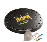 Juego De Nudos De Cuerda: Tablero Interactivo Para Desenredar, Juguete De Viaje Portátil, Ejercicio De Pensamiento Lógico, Conjunto De Habilidades Educativas | Atractivo Desafío De Resolución De Probl