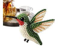 Juego de nueces de cuentas Animales | Adorable Pájaro para Principiantes - Kit De Artesanía Hecho A Mano Para Animales | Adecuado Para Decoración De Estantes, Ave Mochila, Artículos de , Lección