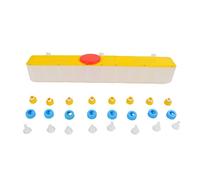 Juego de Nurlesy de 8 Botellas de Lactancia de Plástico de ABS con chupetes: Comederos de Leche Ideales para Lechones, Cabras y Ovejas