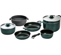 Juego de ollas 10 piezas verde-negro selva beaver brand